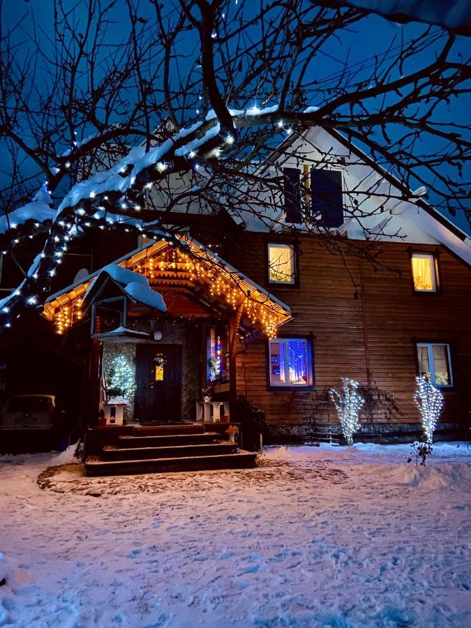 Karpats'Kyi Kalejdoskop Hotel Slavske Buitenkant foto